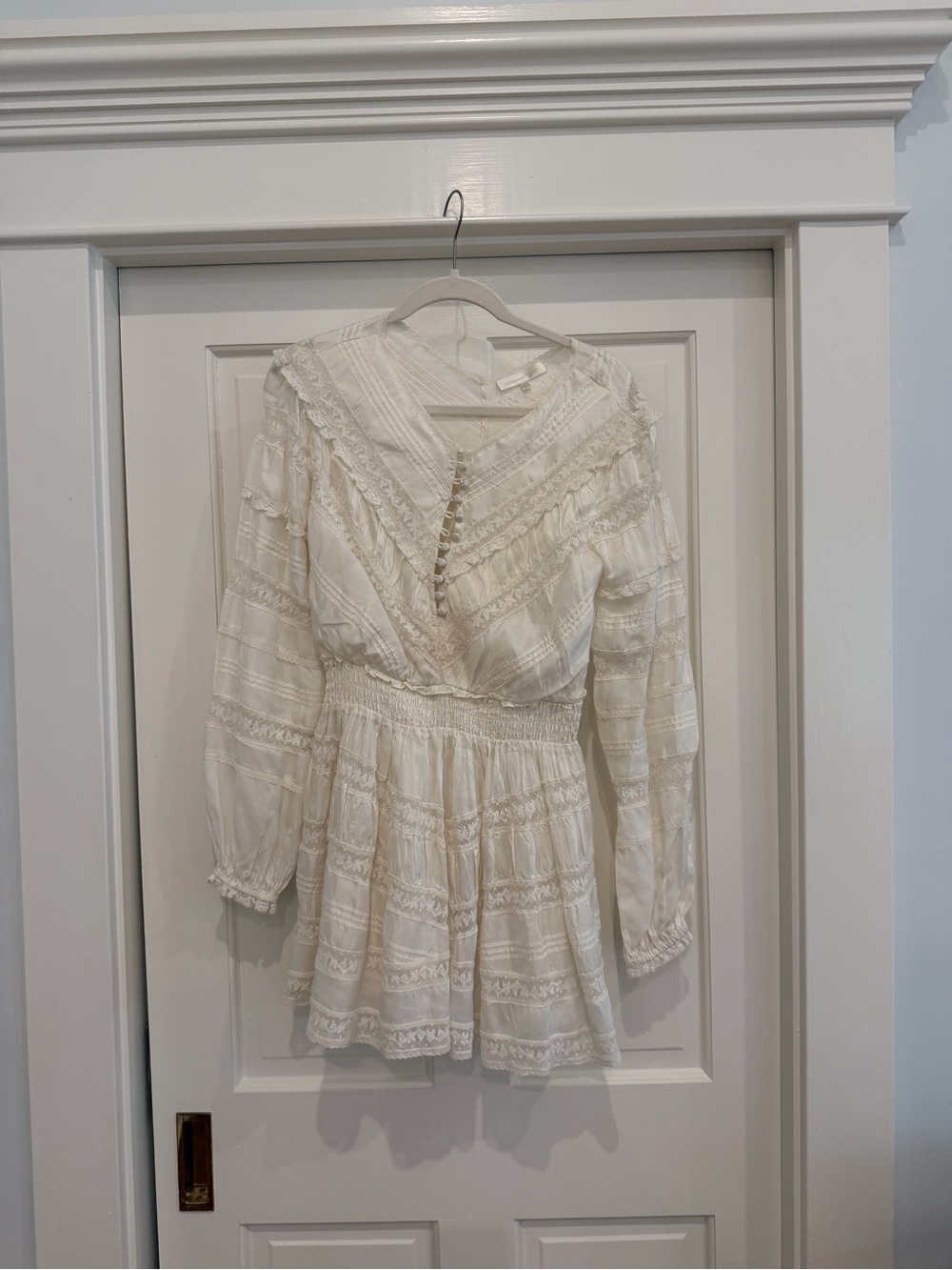 Love-shack fancy white mini dress